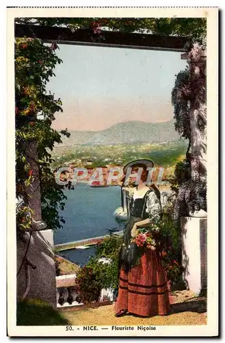 Cartes postales Nice Fleuriste Nicoise Folklore