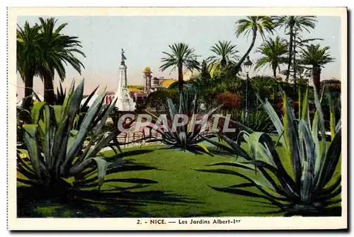 Cartes postales Nice Les Jardins Albert 1er