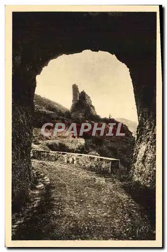 Ansichtskarte AK Gorges De Daluis Guillaumes Le vieux chateau