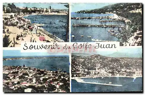 Moderne Karte Souvenir du Golfe Juan