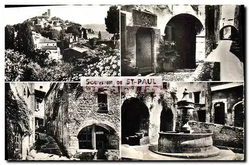 Cartes postales moderne Saint Paul Vue Generale Vieille Rue Montee de L&#39Eglise Fontaine