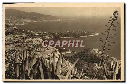 Ansichtskarte AK Le Cap Martin vu du Rond Point de la Turbie