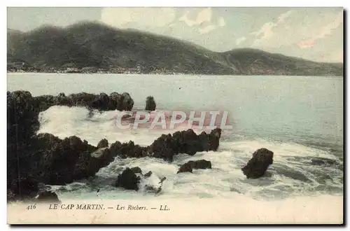 Cartes postales Cap Martin Les Rochers