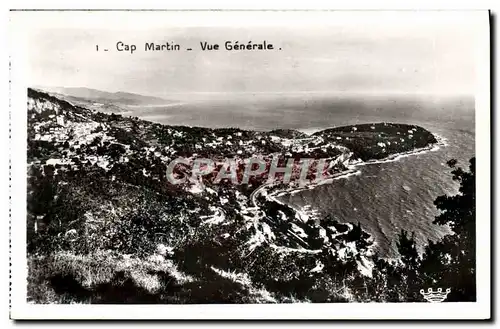 Cartes postales Cap Martin Vue Generale