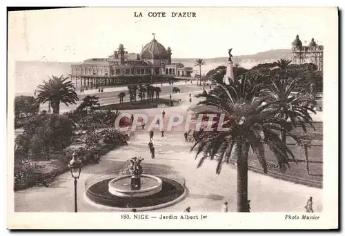 Cartes postales Nice Jardin Albert 1er