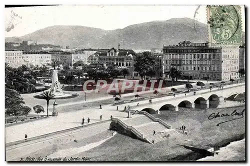 Cartes postales Nice Vue D&#39Ensemble du Jardin Public