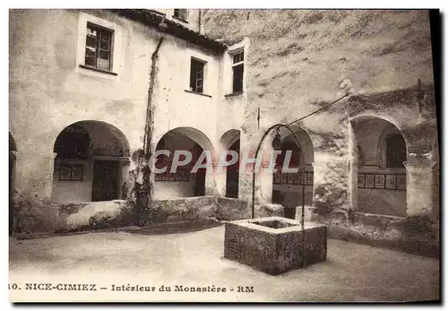 Cartes postales Nice Interieur du Monastere