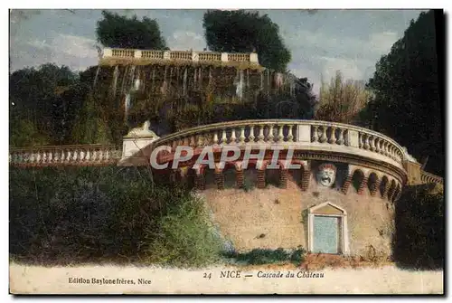 Cartes postales Nice Cascade du Chateau