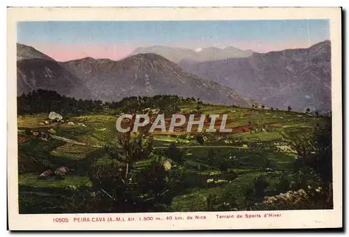 Cartes postales Peira Cava Terrain de Sports d&#39hiver