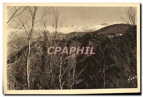 Cartes postales Peira Cava et la chaine des Alpes