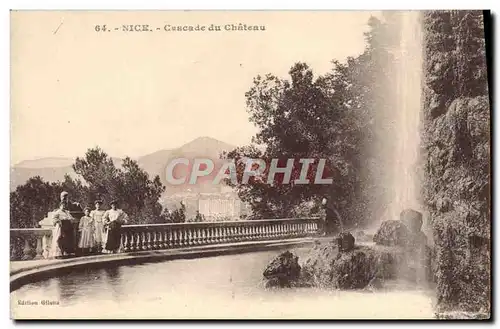 Cartes postales Nice Cascade du Chateau