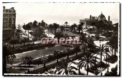 Ansichtskarte AK Nice Jardin Albert 1er et Jetee Promenade