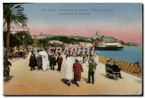 Cartes postales Nice Promenade des Anglais Palais de la jetee