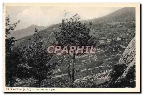 Ansichtskarte AK Peira Cava Vue Sur Les Alpes