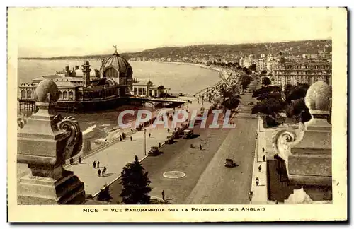 Cartes postales Nice Vue Panoramique Sur La Promenade Des Anglais