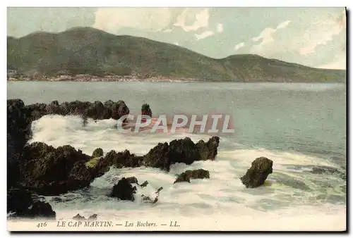 Cartes postales Le Cap Martin Les Rochers