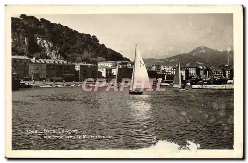 Cartes postales Nice Le Port Vue Prise Vers le Mont Chauve