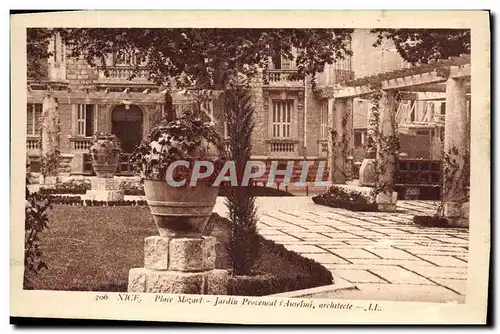 Cartes postales Nice Place Mozart Jardin Provencal