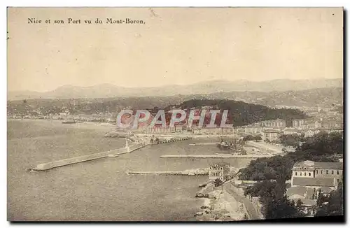 Cartes postales Nice et son Pont Vue du Mont Boron