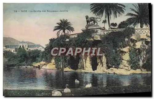 Cartes postales Nice La Grotte des Nouveaux Jardins