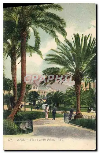 Cartes postales Nice Vue au Jardin Public