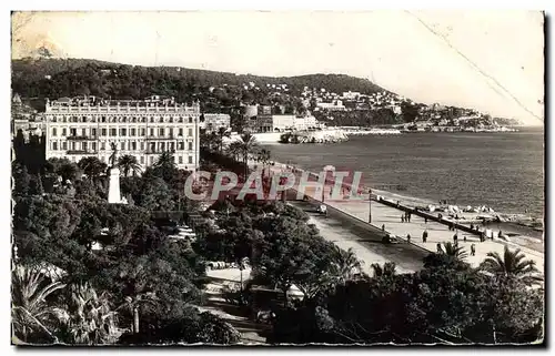 Cartes postales moderne Nice Vue Prise du Ruhl Sur les Jardins Albert 1er Au fond Le Mont Boron