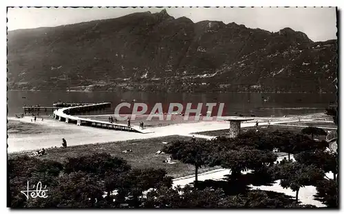 Cartes postales moderne Aix Les Bains La Plage et la Dent du Chat