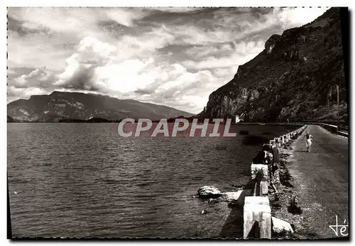 Cartes postales moderne Lac du Bourget Route d'Aix Les Bains a Chindrieux Culoz Paris
