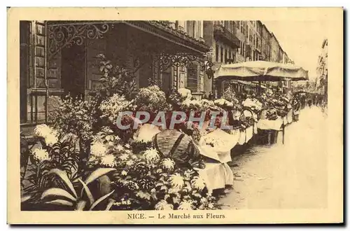 Cartes postales Nice Le Marche aux Fleurs