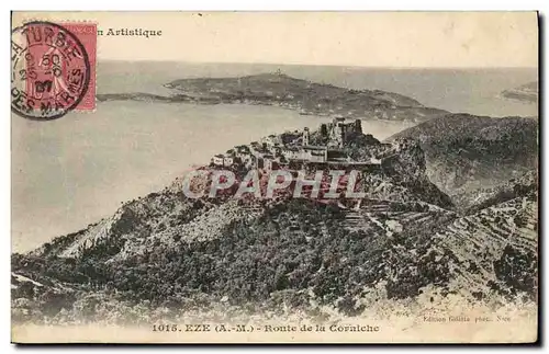 Cartes postales Eze Route de la Corniche