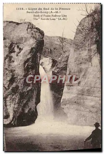 Ansichtskarte AK Ligne du Sud de la France Saut du Loup