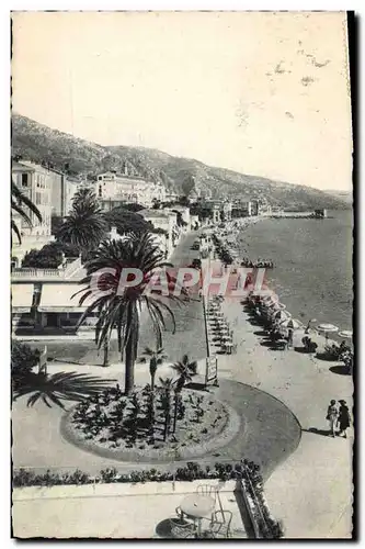 Cartes postales Menton La Promenade des Anglais