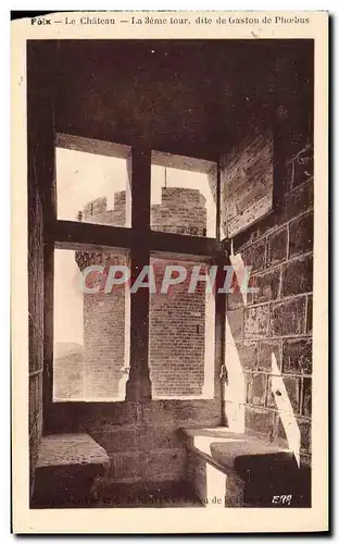 Cartes postales Foix Le Chateau La Tour Dite De Gaston De Phoebus