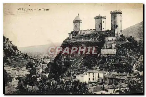 Cartes postales Foix Les Tours