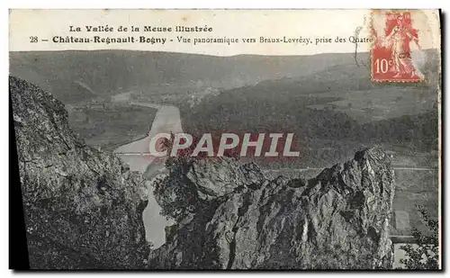 Ansichtskarte AK Chateau Regnault Bogny Vue Panoramique Vers Braux Levrezy