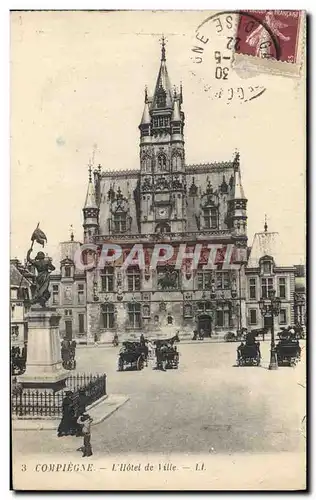 Cartes postales Compiegne L&#39Hotel De Ville