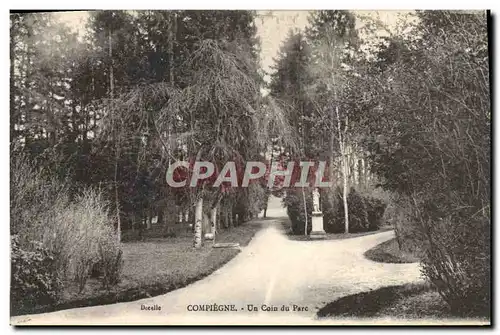 Cartes postales Compiegne Un Coin Du Parc