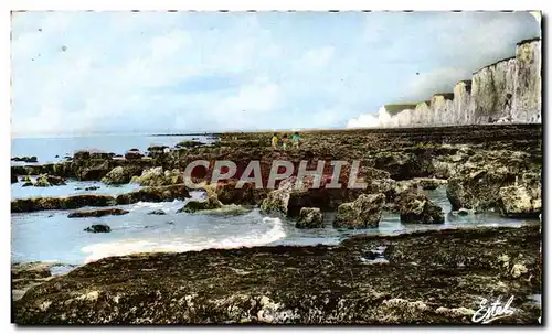Cartes postales moderne Mers Les Bains Falaises Et Les Rochers a maree basse