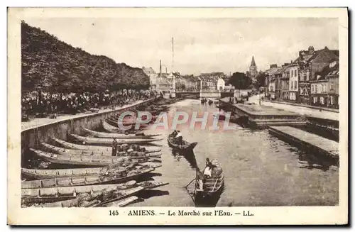 Cartes postales Amiens Le Marche Sur I&#39Eau