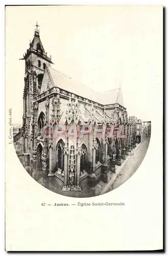 Cartes postales Amiens Eglise Saint Germain