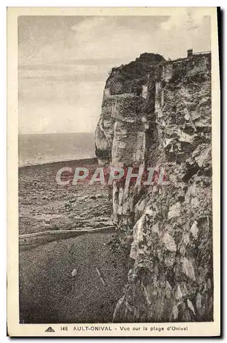 Ansichtskarte AK Ault Onival Vue Sur La Plage