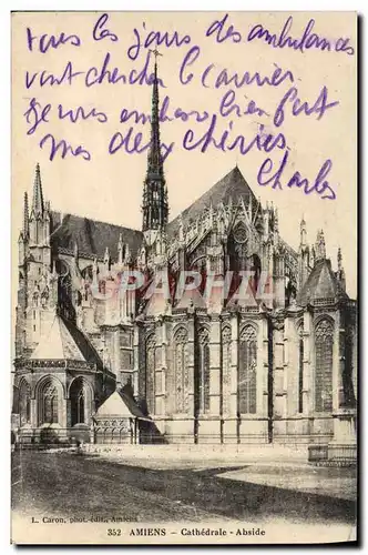 Cartes postales Amiens Cathedrale Abside