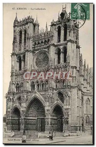 Cartes postales Amiens La Cathedrale