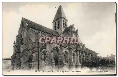 Cartes postales Triel L&#39Eglise