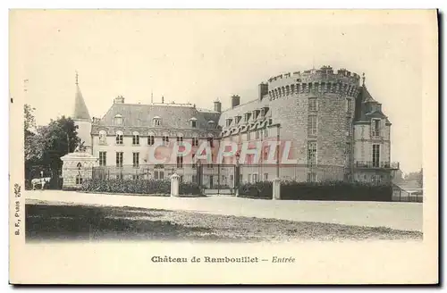 Cartes postales Chateau De Rambouillet Entree