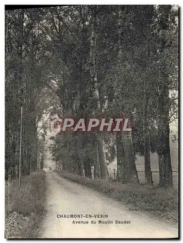 Cartes postales Chaumont En Vexin Avenue Du Molin Baudet