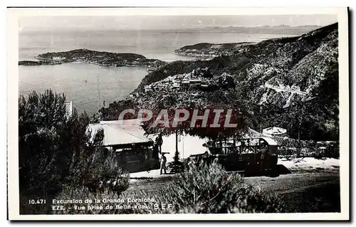 Cartes postales Eze Vue Prise De Bella Vue Excursion de la Grande Corniche