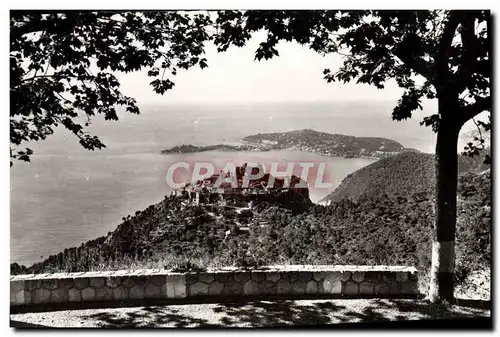 Cartes postales moderne Eze Village et le Cap Ferrat