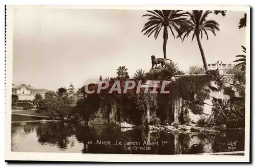 Cartes postales Nice Le Jardin Albert 1er La Grotte