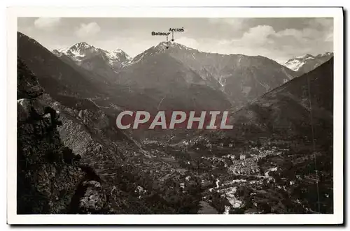 Moderne Karte La suisse nicoise St Martin Vesubie Vue generale